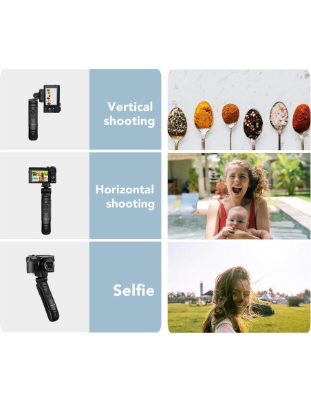 AODELAN Grip de Trípode Inalámbrico para Canon EOS R5, R6, M50 II