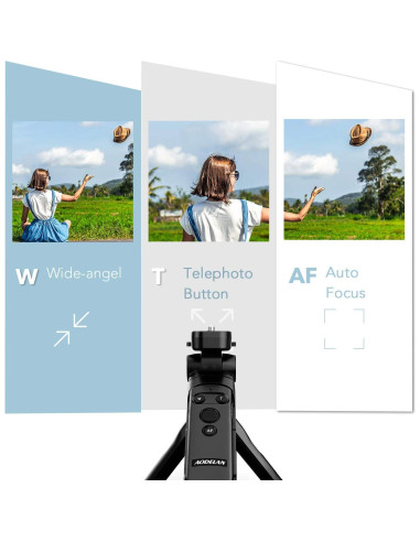 AODELAN Grip de Trípode Inalámbrico para Canon EOS R5, R6, M50 II