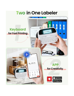 Impresora de Etiquetas EazeID M950 Portátil Bluetooth 12mm 2