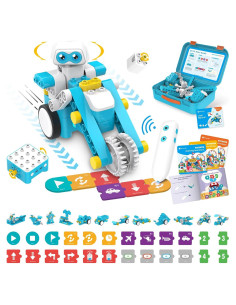 Robot de Codificación WhalesBot B3 Pro 24 en 1 para Niños