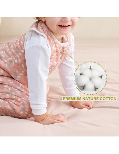 Saco de dormir invierno 2.5 TOG con pies 100% algodón orgánico M