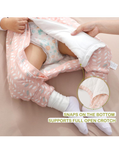 Saco de dormir invierno 2.5 TOG con pies 100% algodón orgánico M