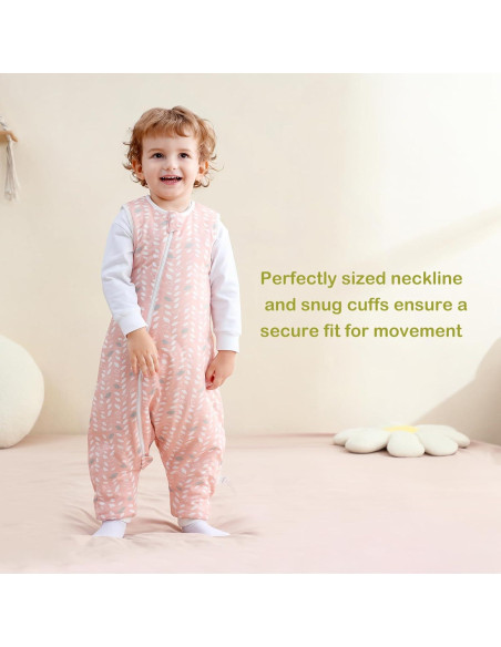 Saco de dormir invierno 2.5 TOG con pies 100% algodón orgánico M