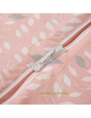 Saco de dormir invierno 2.5 TOG con pies 100% algodón orgánico M