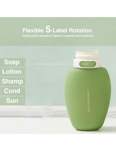 Contenedores de Silicona Reutilizables INUSO 80ml Verde Musgo