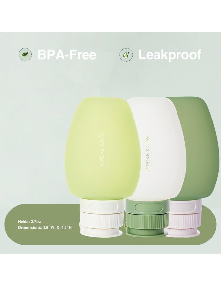 Contenedores de Silicona Reutilizables INUSO 80ml Verde Musgo