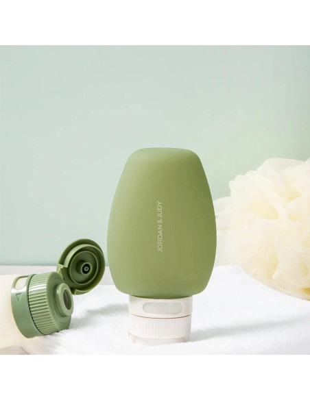 Contenedores de Silicona Reutilizables INUSO 80ml Verde Musgo