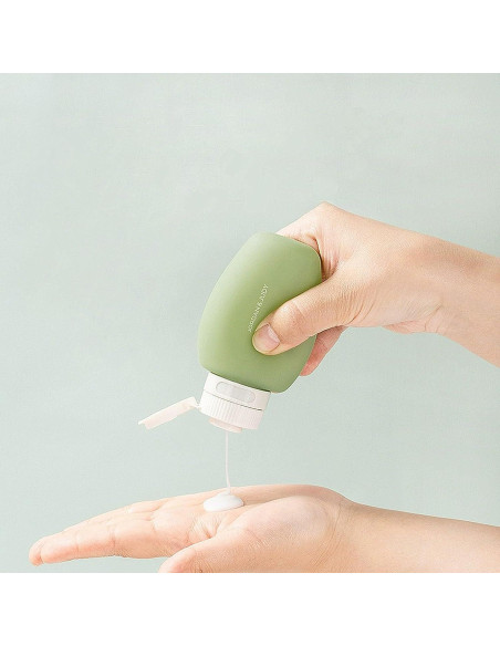 Contenedores de Silicona Reutilizables INUSO 80ml Verde Musgo