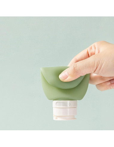 Contenedores de Silicona Reutilizables INUSO 80ml Verde Musgo