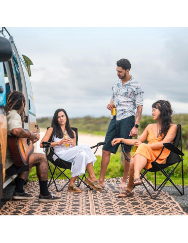 Sillas de Camping Plegables Canpsky 2PCS Soporta 181.4kg
