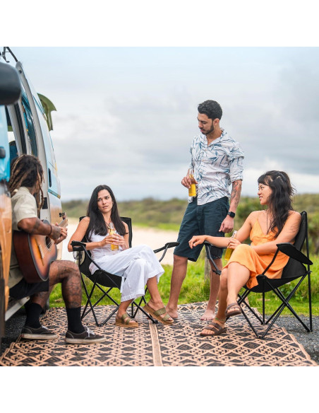 Sillas de Camping Plegables Canpsky 2PCS Soporta 181.4kg