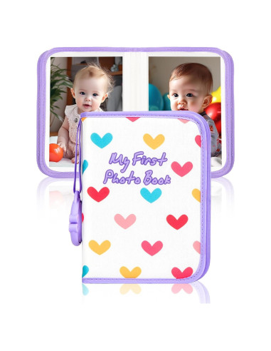 Álbum de Fotos para Bebés Niselity 21 Fotos 10x15 cm Púrpura