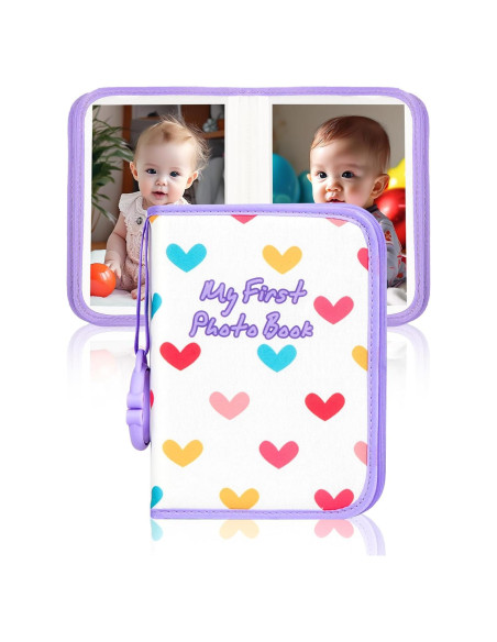 Álbum de Fotos para Bebés Niselity 21 Fotos 10x15 cm Púrpura