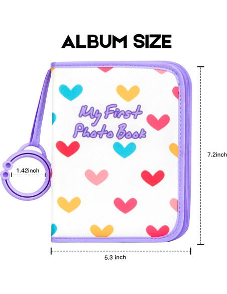 Álbum de Fotos para Bebés Niselity 21 Fotos 10x15 cm Púrpura