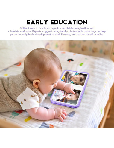 Álbum de Fotos para Bebés Niselity 21 Fotos 10x15 cm Púrpura