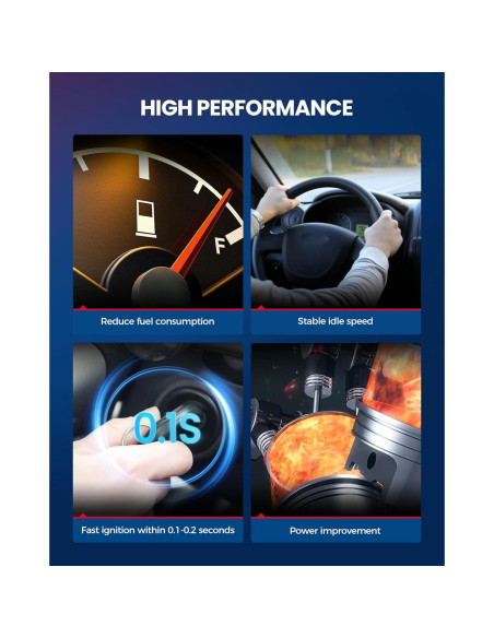 KAX Juego 4 Bobinas de Encendido y Bujías Iridio Toyota