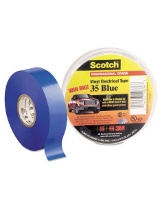Cinta Aislante 3M Azul PVC 19 mm x 20 m Grado Profesional
