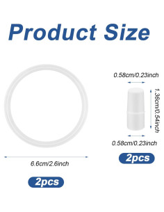 Juntas de Silicona para Frascos de Comida Thermos Funtainer 2 Piezas 2