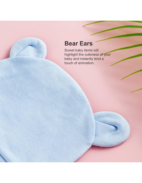 Gorros para Bebés Recién Nacidos AQOKKA con Orejas de Oso