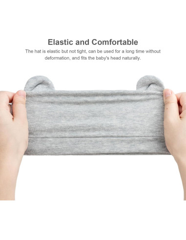 Gorros para Bebés Recién Nacidos AQOKKA con Orejas de Oso