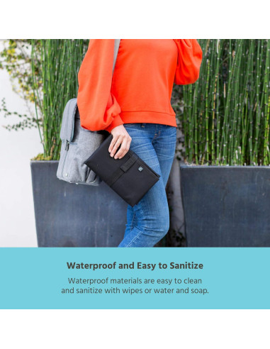 Cambiador Portátil J.L. Childress Extra Grande Negro