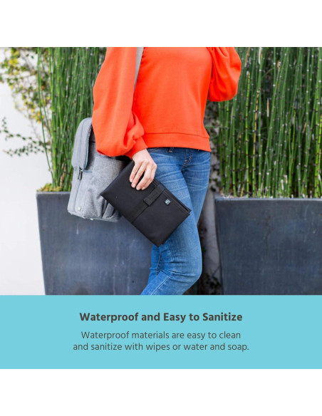 Cambiador Portátil J.L. Childress Extra Grande Negro