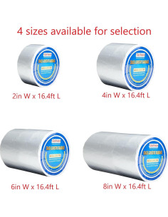 Cinta Impermeable de Butilo GZCHAOX 10cm x 5m para Sellado 2