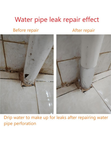 Cinta Impermeable de Butilo GZCHAOX 10cm x 5m para Sellado