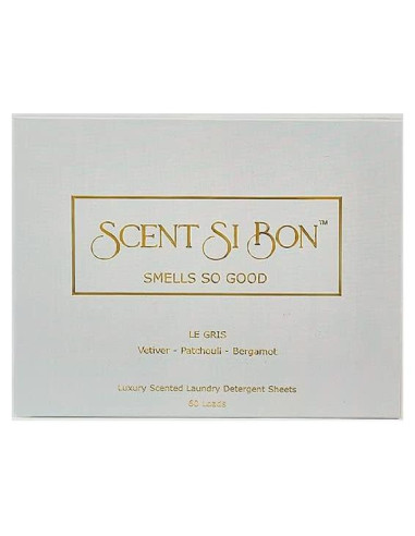 Hojas de detergente biodegradable Scent Si Bon 60 cargas