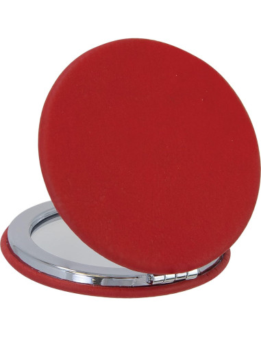 Espejo Compacto Enthoozies de Cuero Sintético 6.35 cm Doble