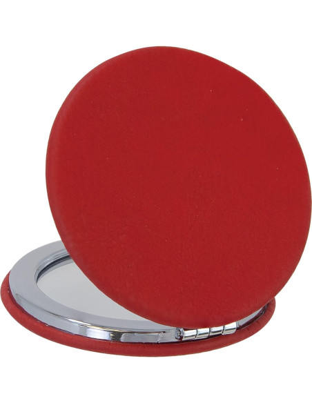 Espejo Compacto Enthoozies de Cuero Sintético 6.35 cm Doble