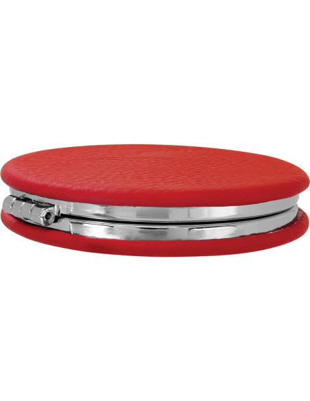 Espejo Compacto Enthoozies de Cuero Sintético 6.35 cm Doble