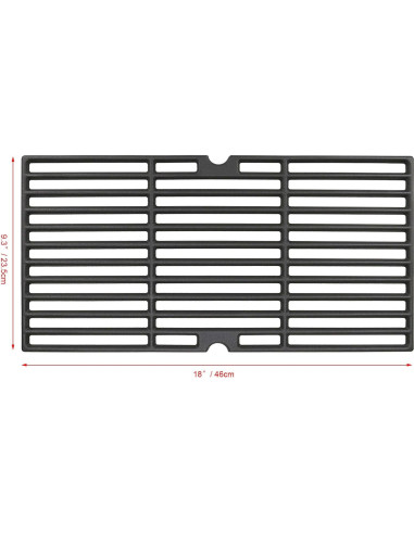 Rejillas de Parrilla Utheer 18" Hierro Fundido para Charbroil