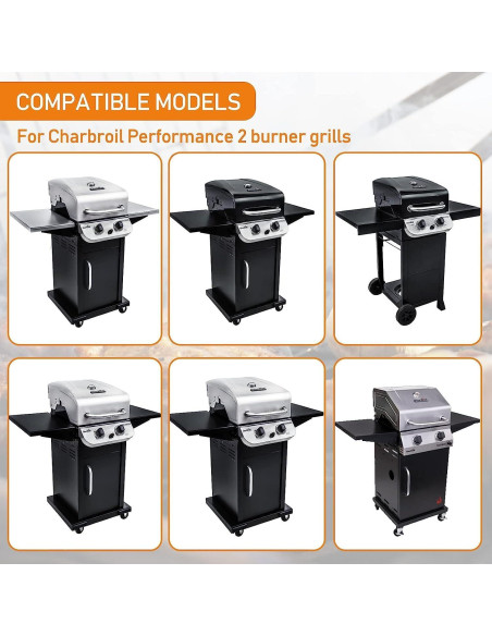 Rejillas de Parrilla Utheer 18" Hierro Fundido para Charbroil