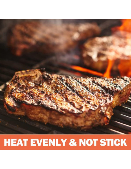 Rejillas de Parrilla Utheer 18" Hierro Fundido para Charbroil