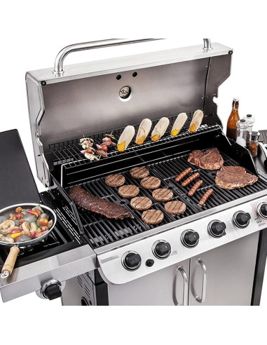 Rejillas de Parrilla Utheer 18" Hierro Fundido para Charbroil