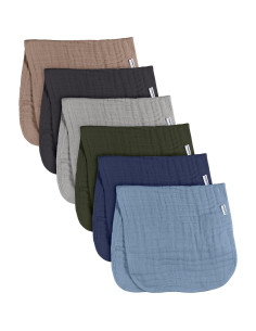 Pañales de Muselina Bebé Unisex Gerber 6-Pack Multicolores 2