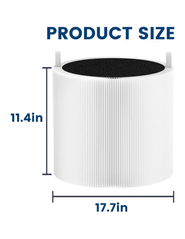 Paquete de 2 Filtros HEPA ZHIANZAN 311i Max para Blue Pure