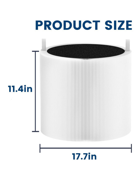 Paquete de 2 Filtros HEPA ZHIANZAN 311i Max para Blue Pure