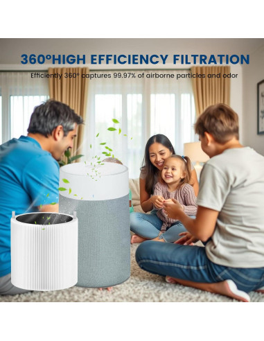 Paquete de 2 Filtros HEPA ZHIANZAN 311i Max para Blue Pure