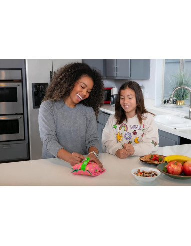 ROLL'EAT Boc'n'Roll Manzana | Bolsa Reutilizable para Sándwich