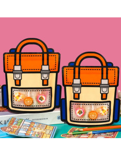 30 Bolsas de Regalo Naranjas KTBANBANNEY Reutilizables 20.93x17.97cm 2