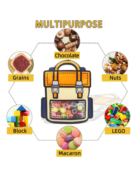 30 Bolsas de Regalo Naranjas KTBANBANNEY Reutilizables 20.93x17.97cm