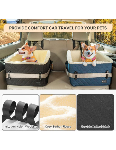 Asiento Elevador para Perros PETSFIT Negro 49x40x34 cm