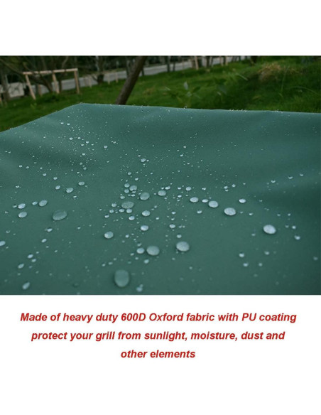Cubierta para Parrilla Kamado Mini Lustrous Verde 600D 55.88cm
