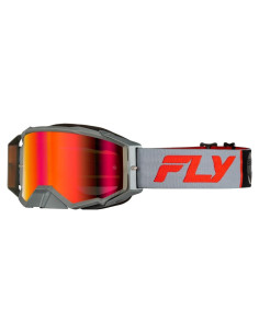 Gafas de Motocross Fly Racing Zone Pro Gris/Rojo Adulto