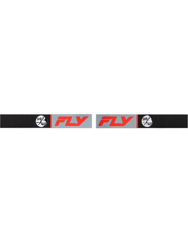 Gafas de Motocross Fly Racing Zone Pro Gris/Rojo Adulto