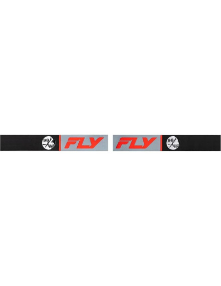 Gafas de Motocross Fly Racing Zone Pro Gris/Rojo Adulto