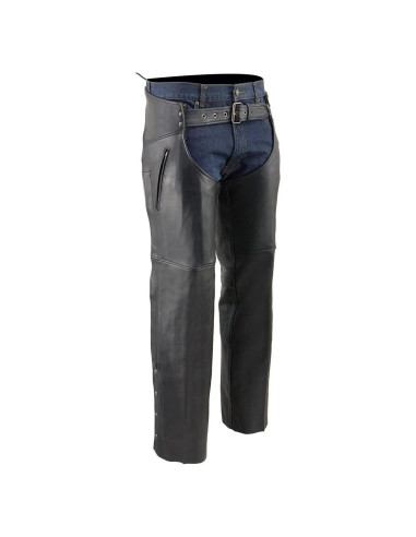 Chaps de Motocicleta de Cuero Premium Milwaukee Leather MLM5502