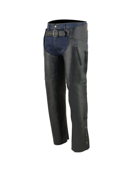 Chaps de Motocicleta de Cuero Premium Milwaukee Leather MLM5502